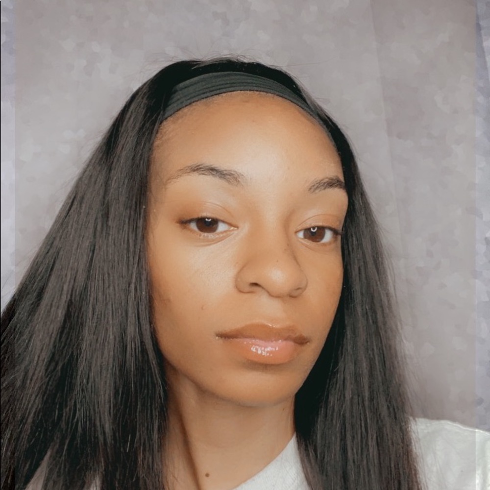 Straight headband wig